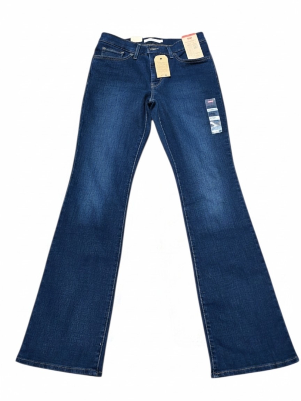 Levi's 315 Shaping Bootcut Jeans in a classic dark wash NWT